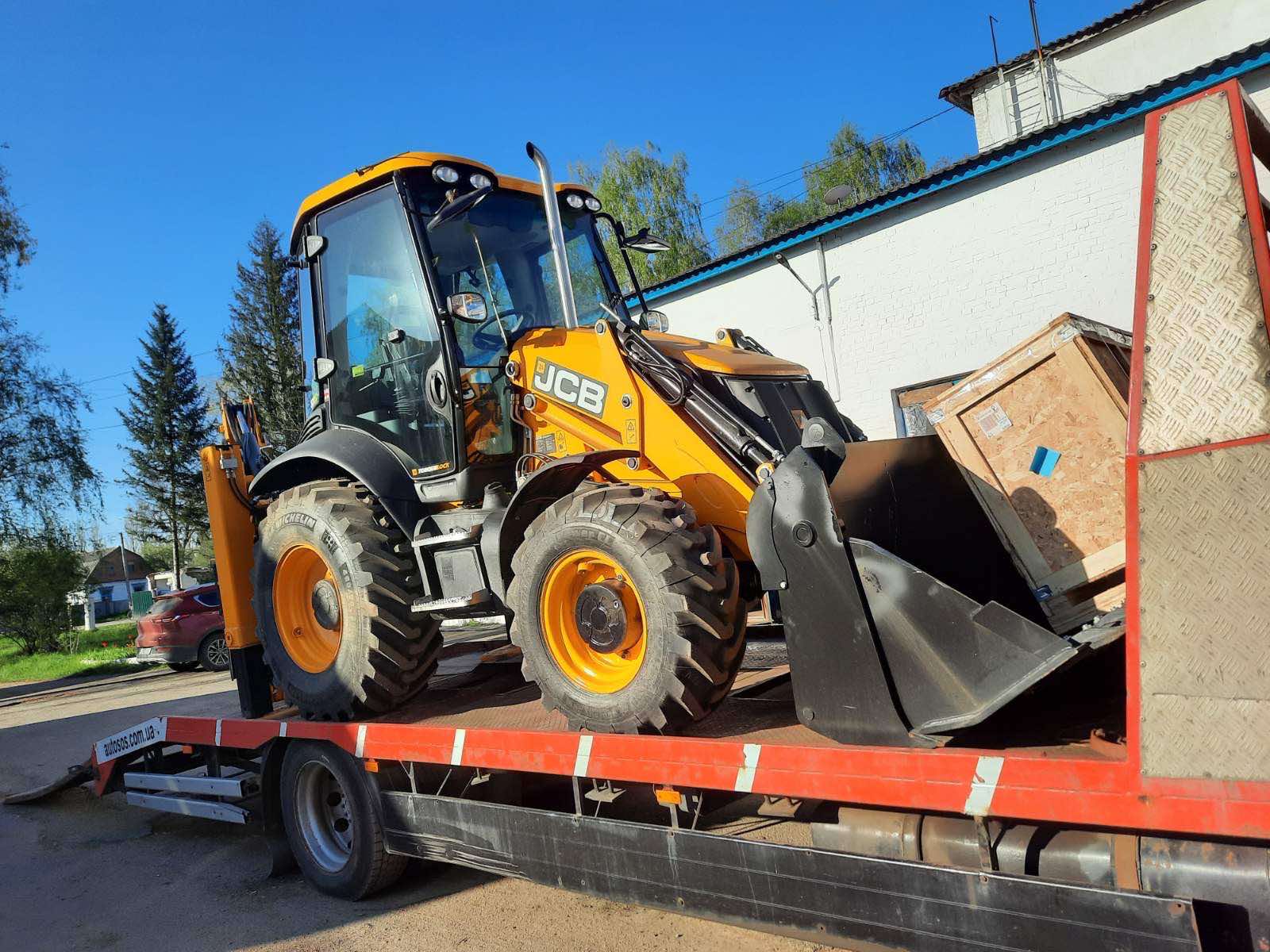 JCB 3CX для відновлення міста Бородянка!